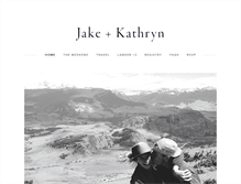 Tablet Screenshot of jakeandkathryn.com